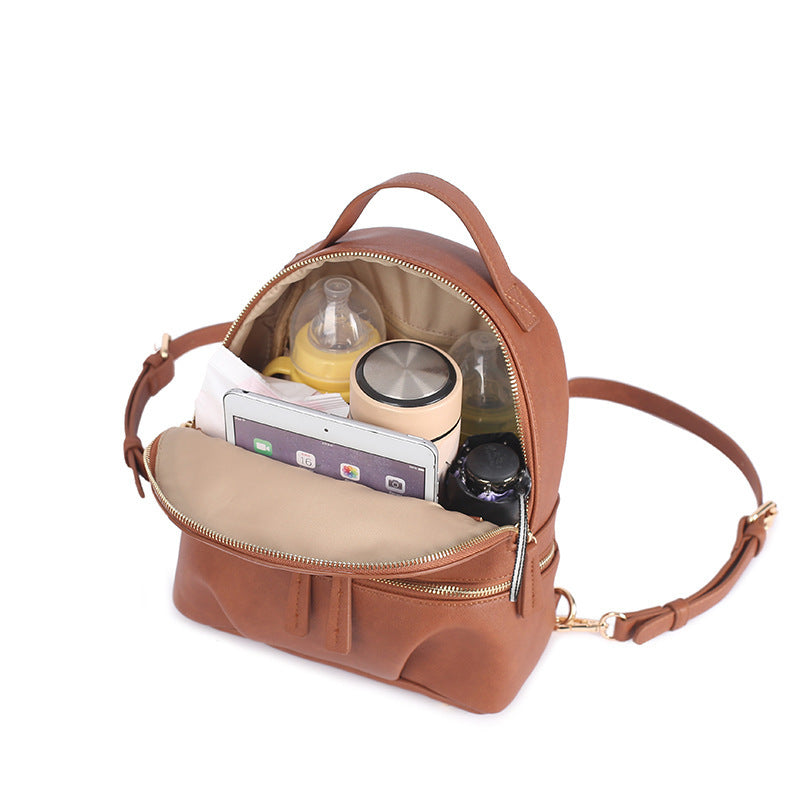 ALLFASHION™ – MiniLeather UrbanMOM Backpack