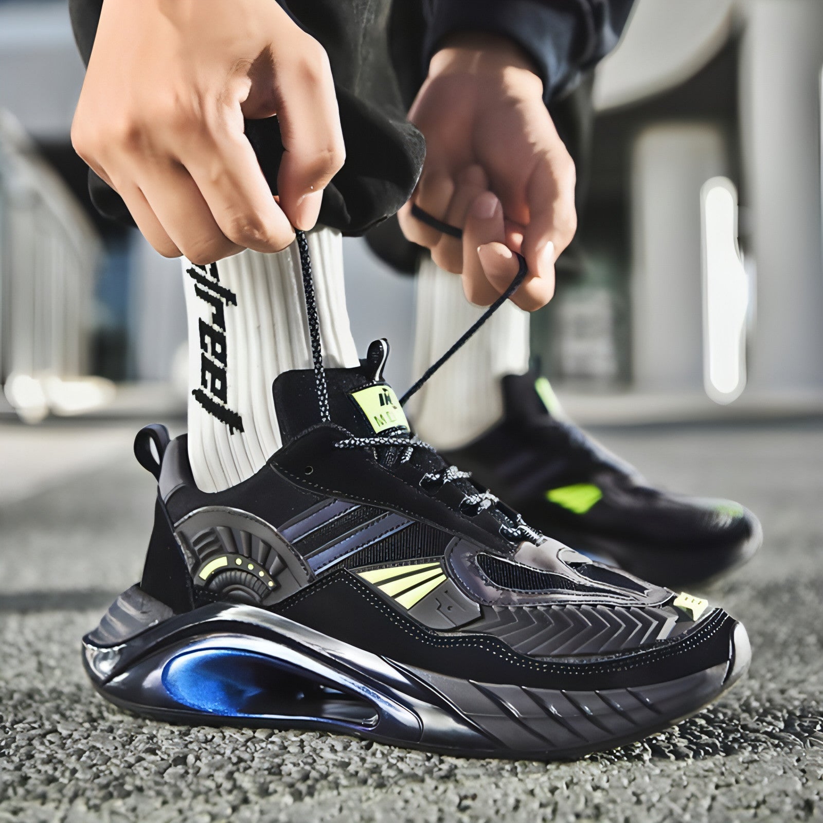 StrideFlex™ – Mesh Trainer Sneakers for Men