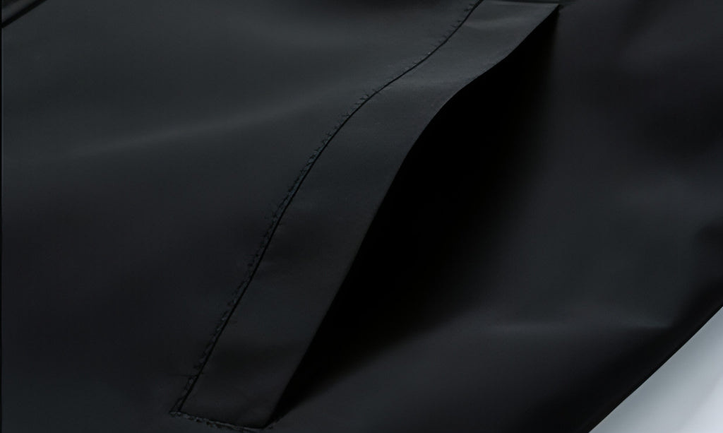 Men's Colorblock Hooded Loose Jacket Coat