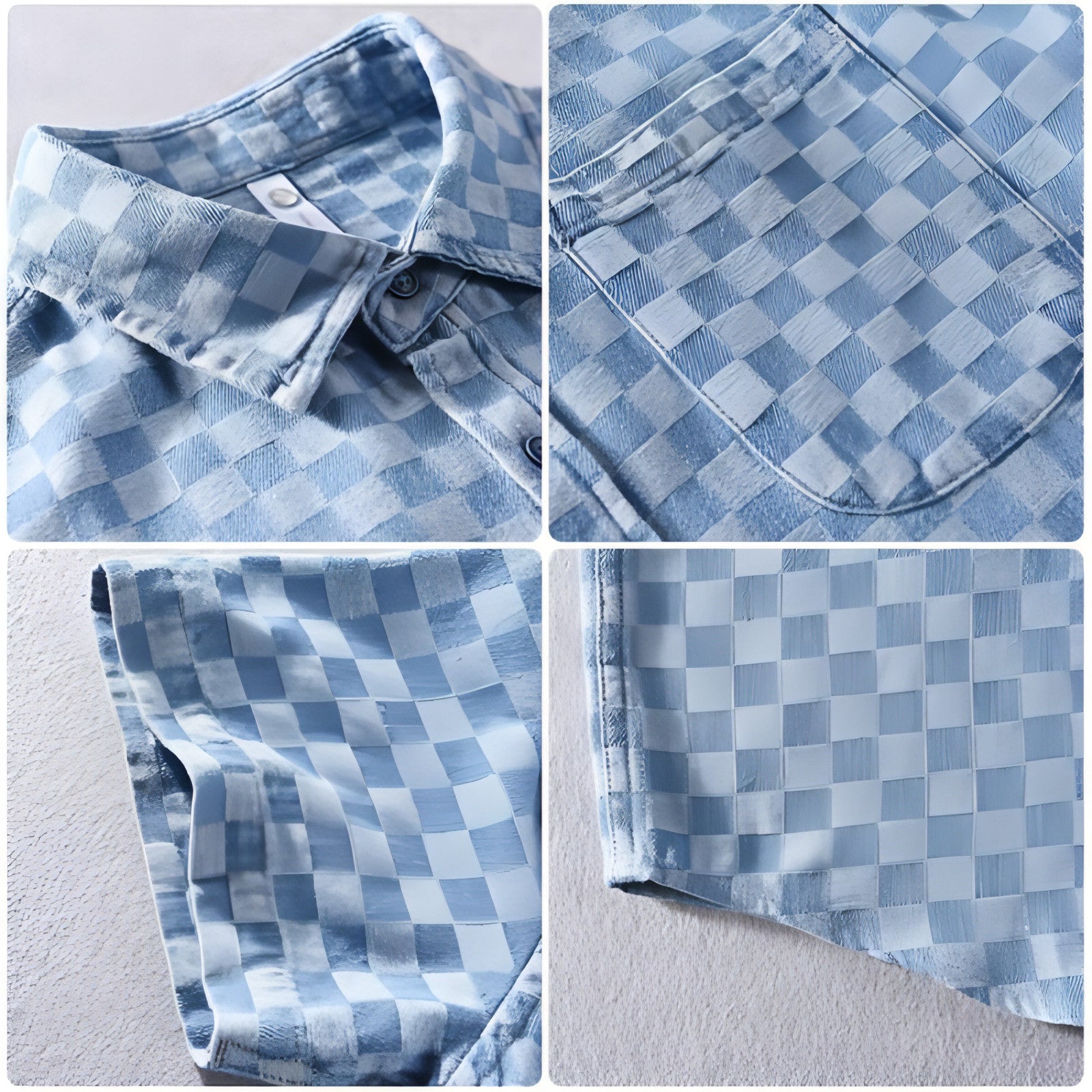 Men DressShirt Casual Cotton