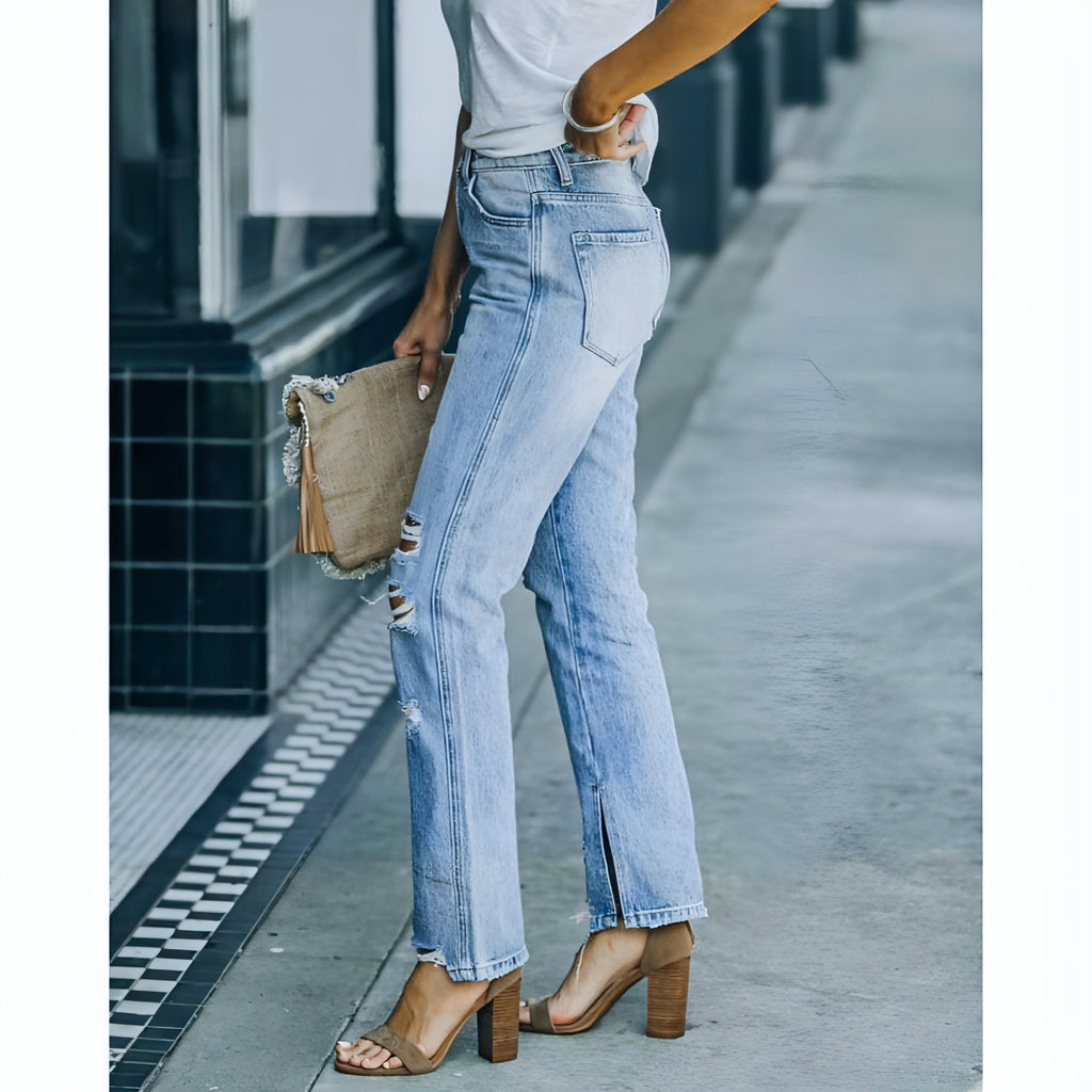 SkyFade™ - Fashion Street Washed Jeans