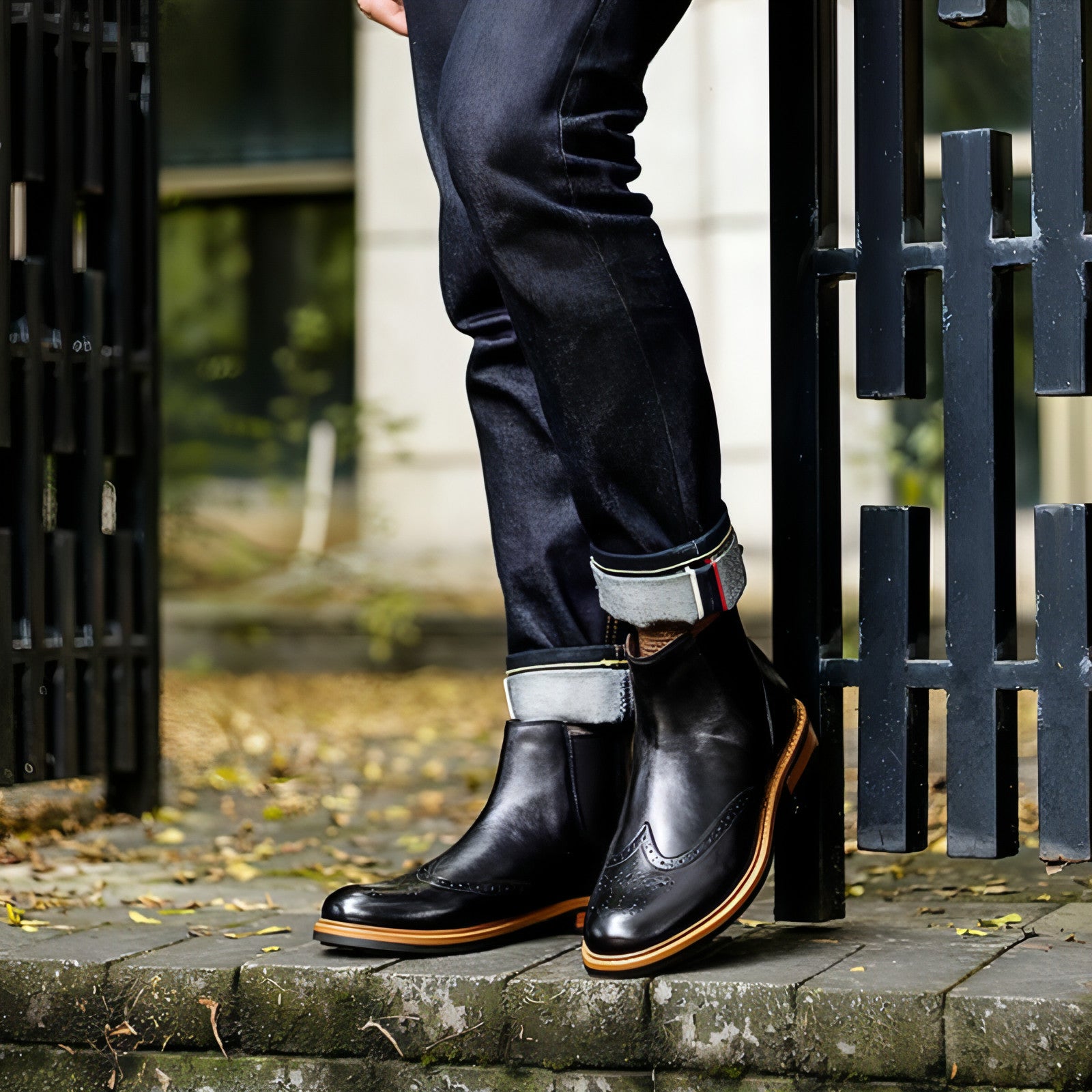 OxfordForge™ – Premium Herrenlederstiefel im British Retro Style