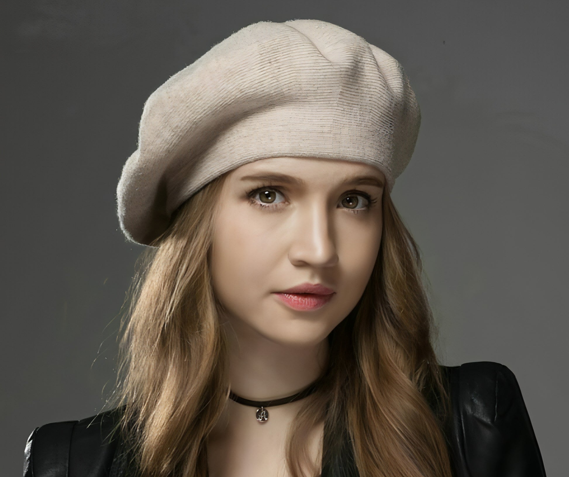 Wool warm beret hat cap