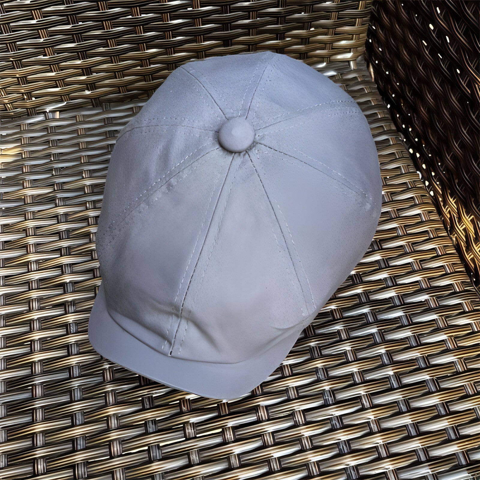 A1. Vintage Spring And Autumn Leisure Wool British Octagonal Hat