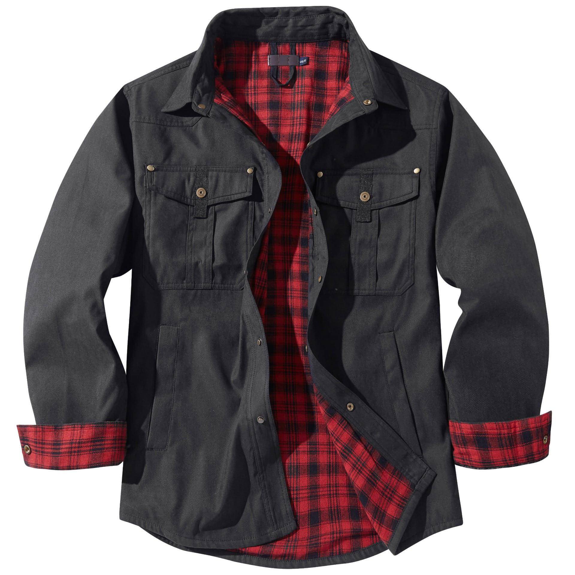 A.1 Lapel Plaid Flannel Casual Retro Western Style Jacket Men