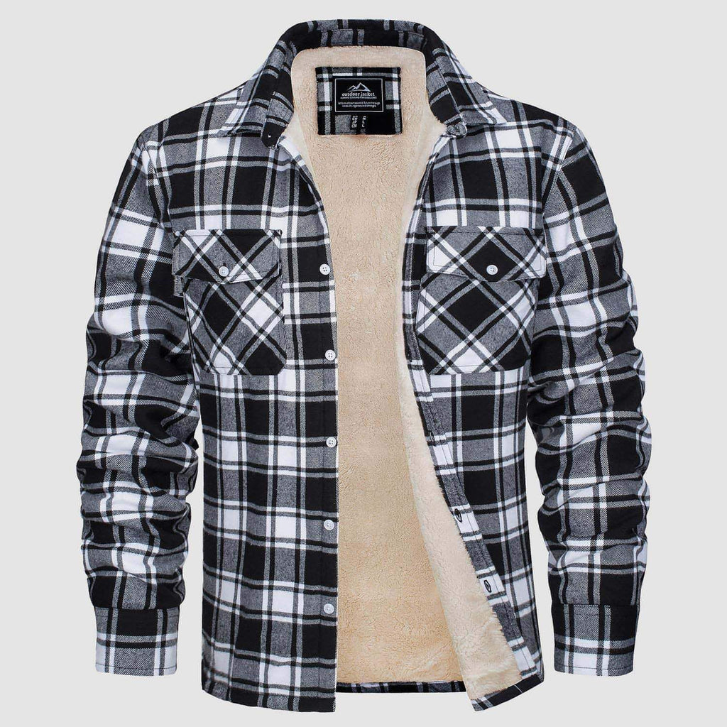 NordTrail™ – Fleece-Lined Lumberjack Shirt Jacket