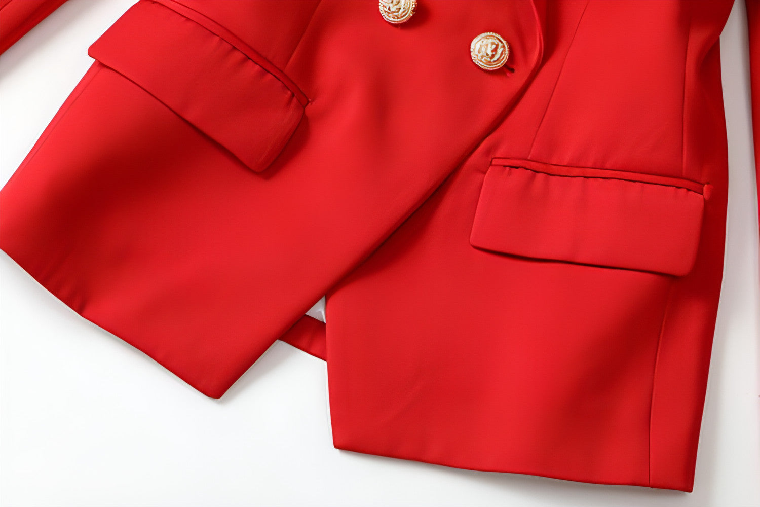 LUXE_EDIT™ – Royal Red Blazer (Princess Diana Tribute Edition)