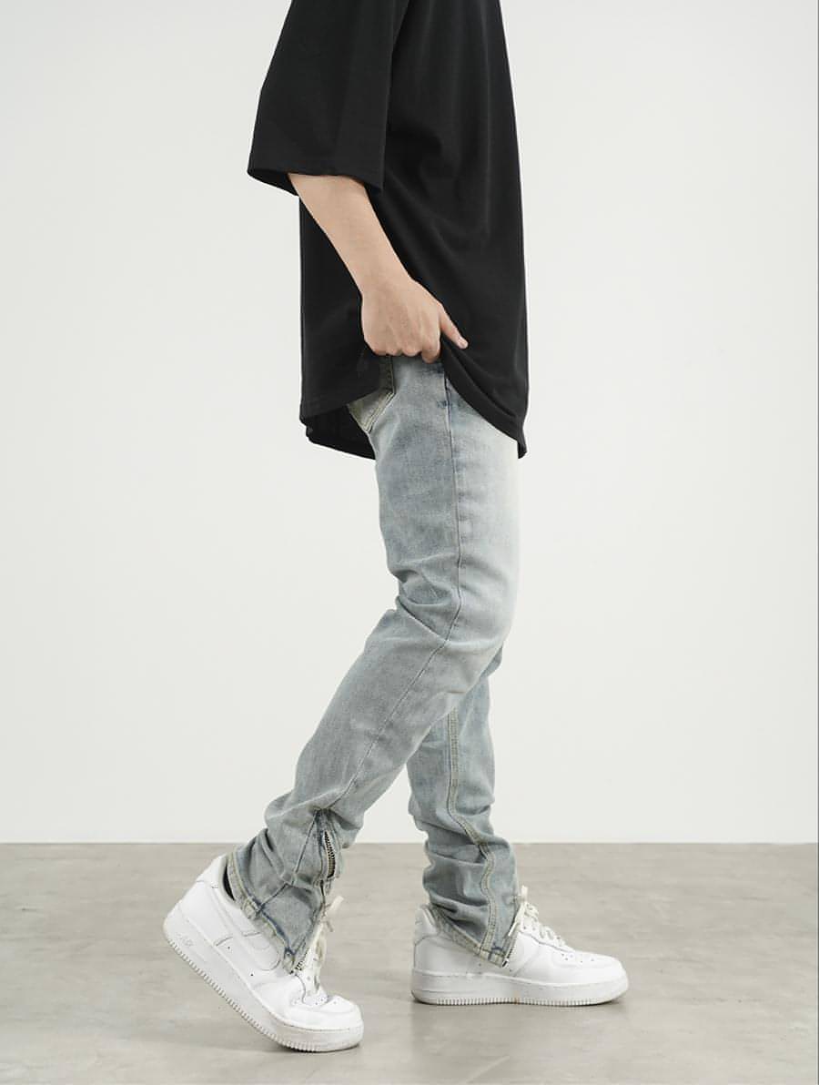 EdgeSplit™ – High Street Slim Jeans with Zipper Hem