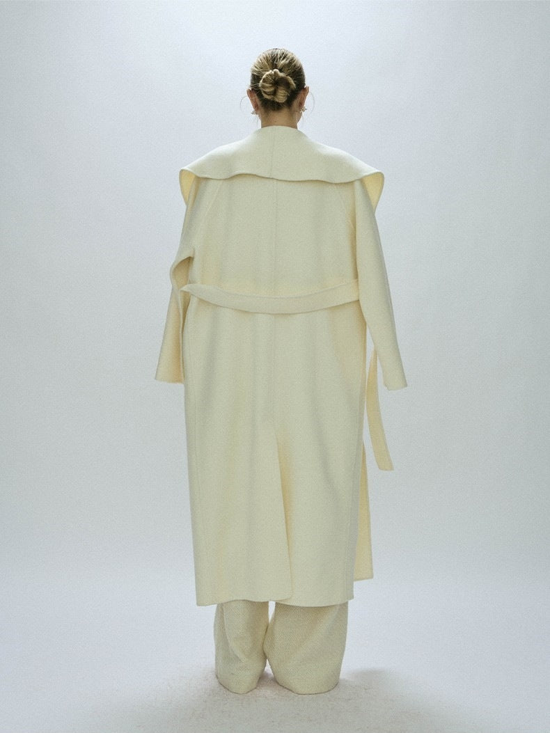 Women's Fashion Double-sided Wool Overcoat Coat