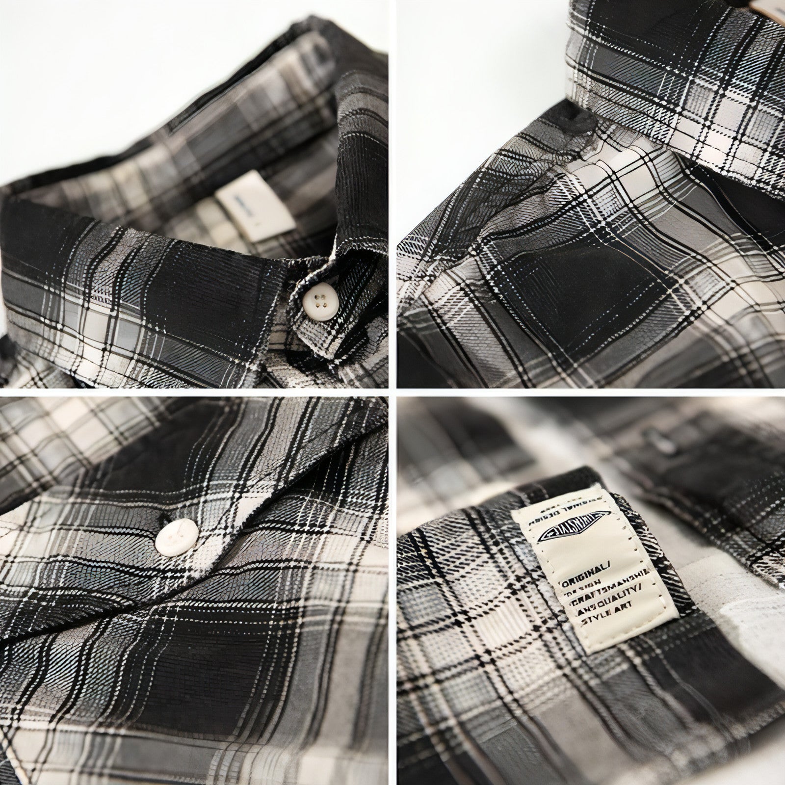 PlaidCraft™ – Pure Cotton Check Shirt for Men