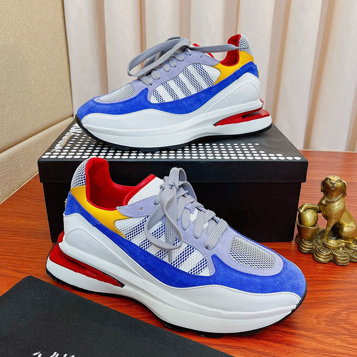 Pappies™ – Thick Bottom Colorblock Sneakers