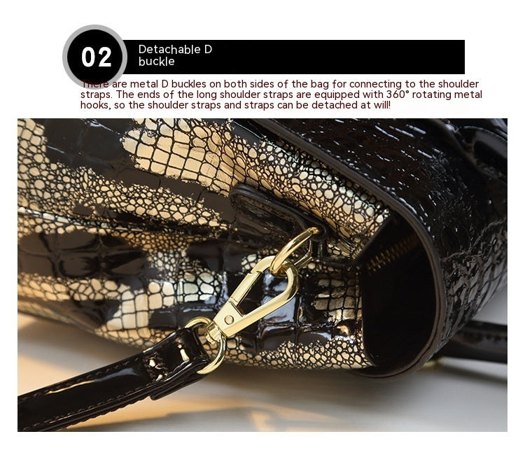 ViperMode™ – Snake Print Shoulder Messenger Bag