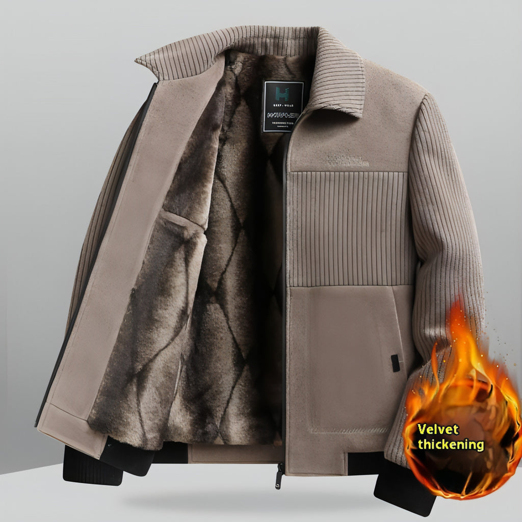 IronWool™ Padded Velvet Coat – Haute Homme Edition