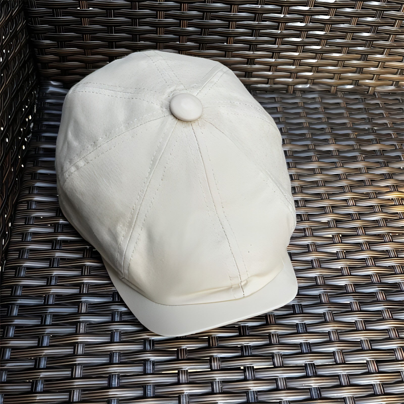 A1. Vintage Spring And Autumn Leisure Wool British Octagonal Hat