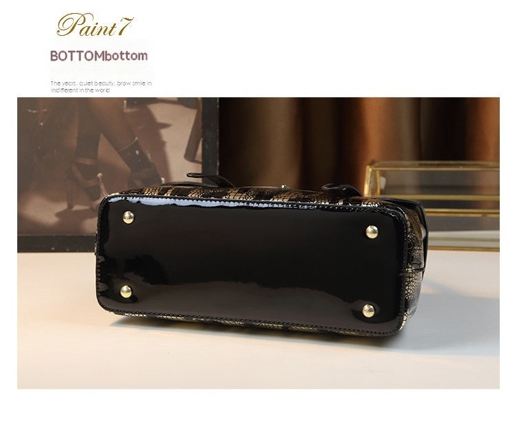 ViperMode™ – Snake Print Shoulder Messenger Bag